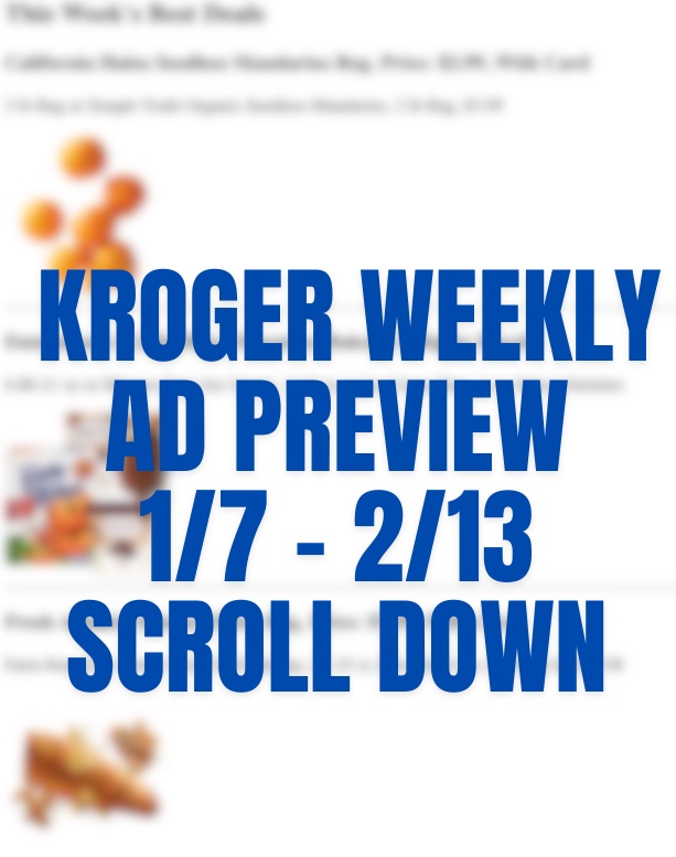 Kroger Weekly Ad