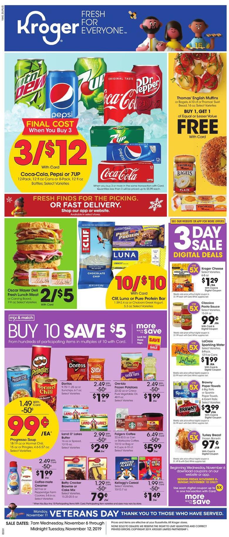 Kroger Weekly Ad Nov 6 - 12, 2019 page 3