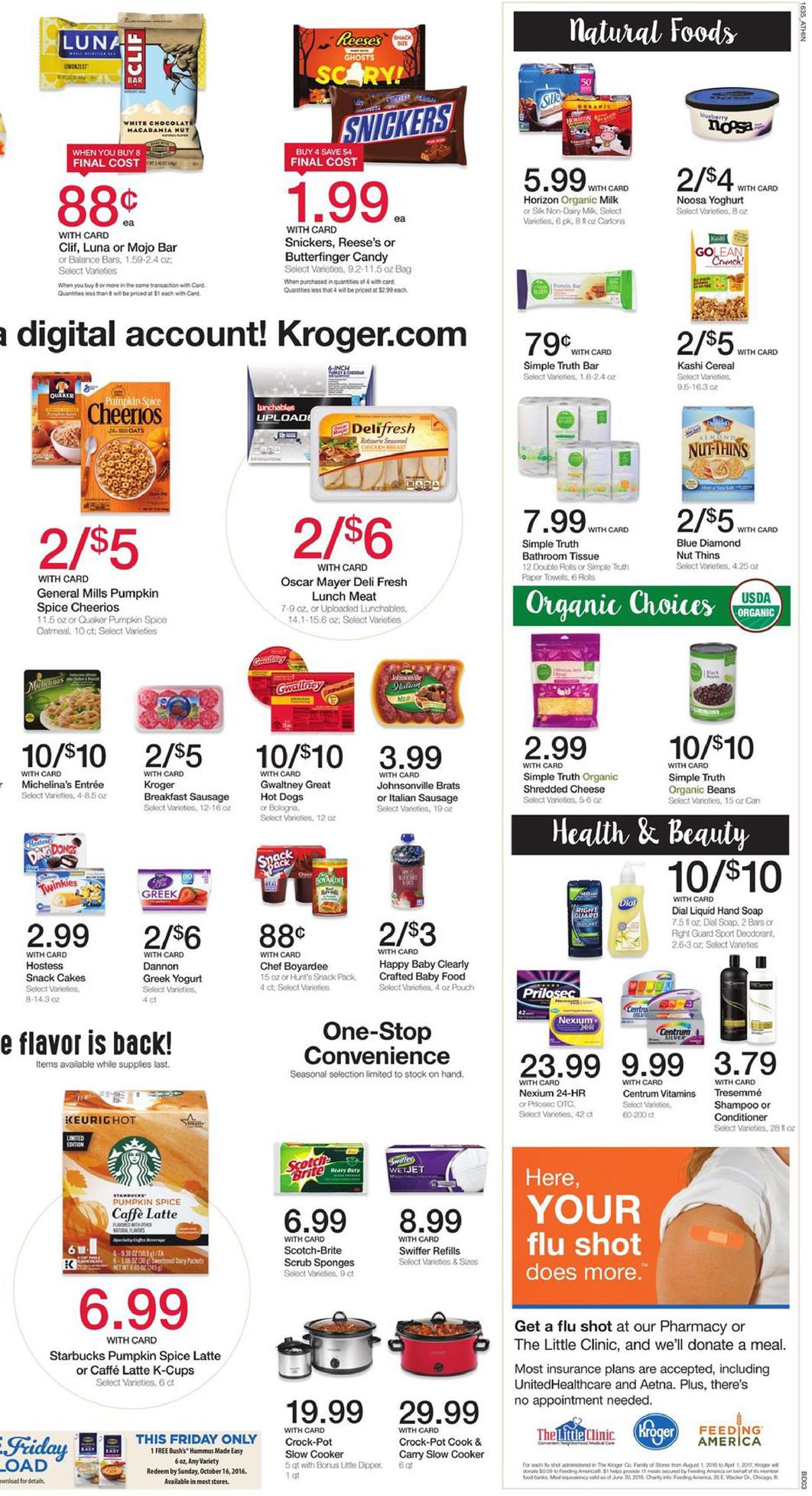 Kroger Weekly Ad Sep 28 - Oct 4 2016 page 3