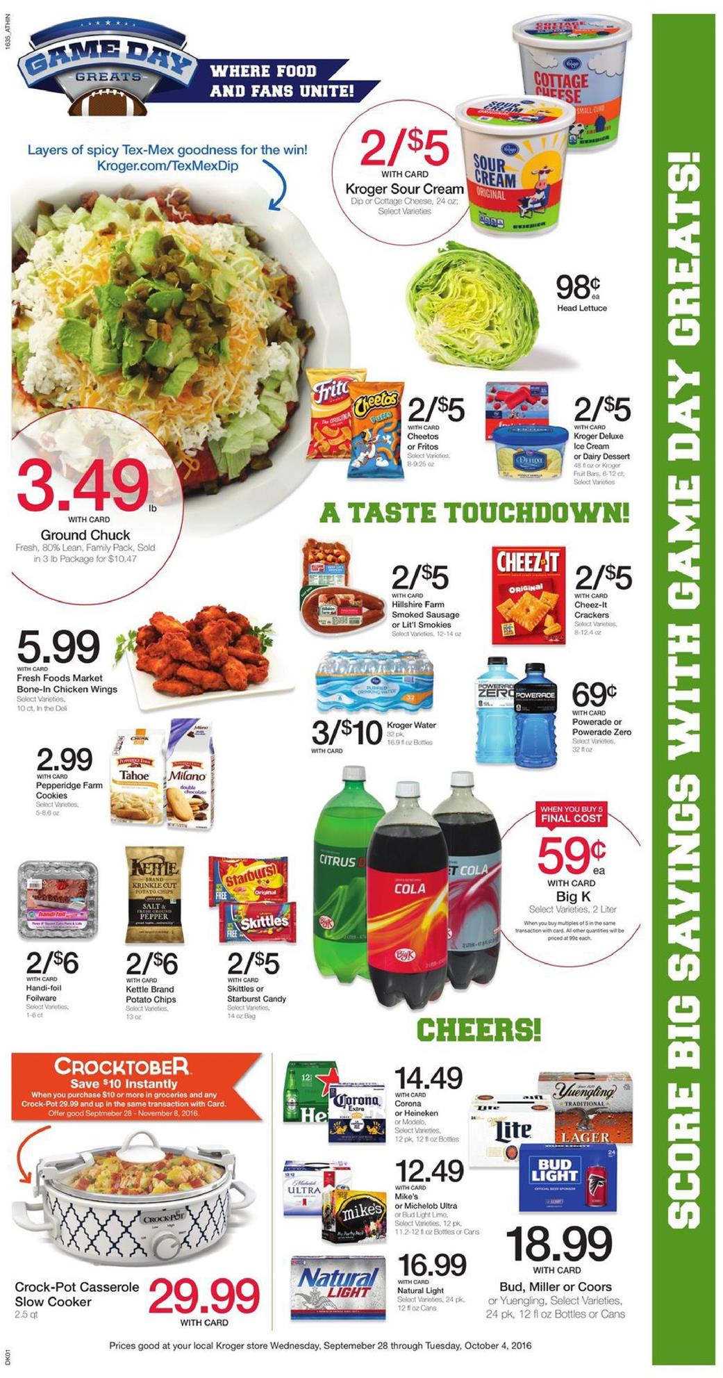 Kroger Weekly Ad Sep 28 - Oct 4 2016 page 5