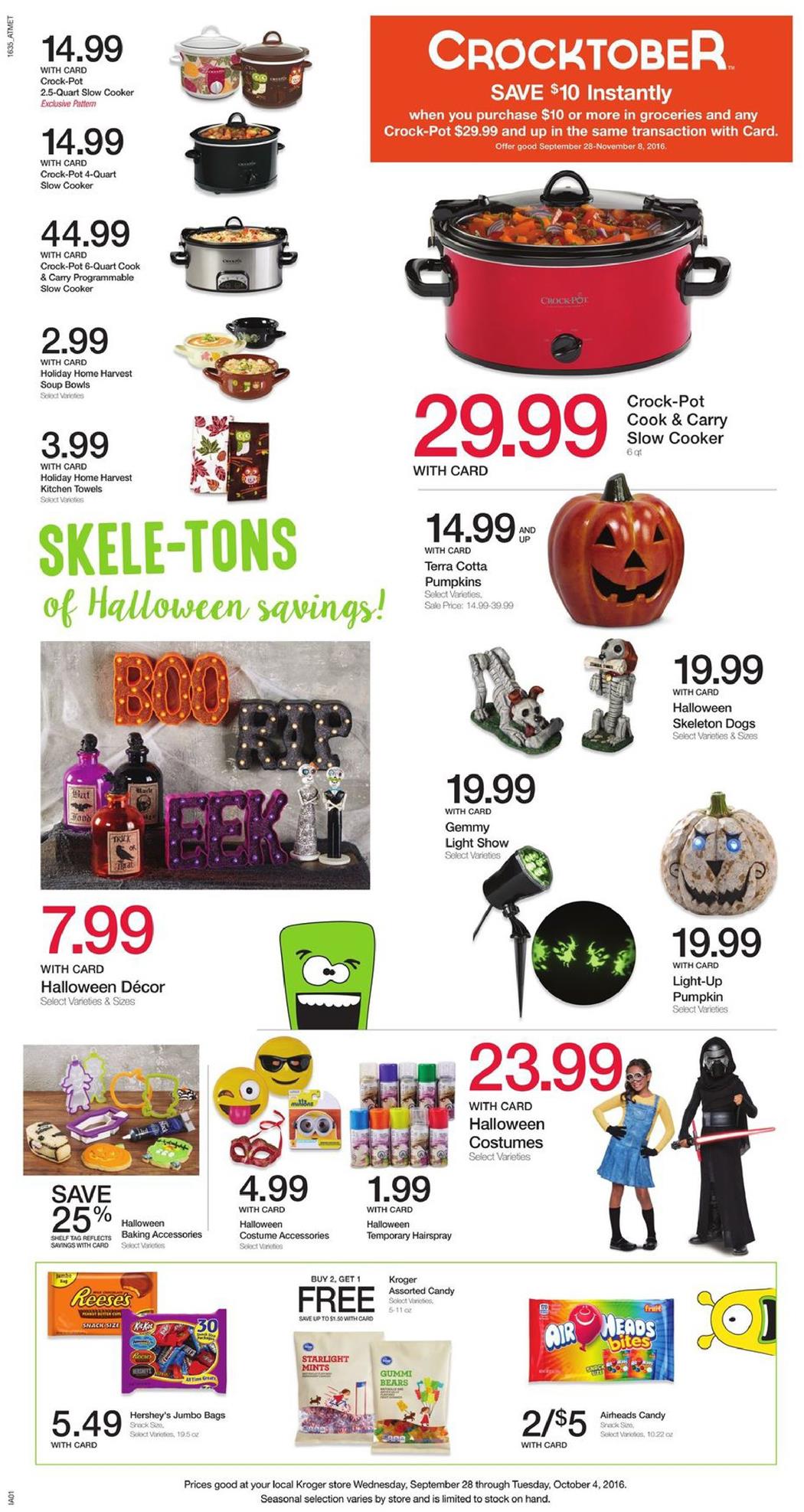 Kroger Weekly Ad Sep 28 - Oct 4 2016 page 7
