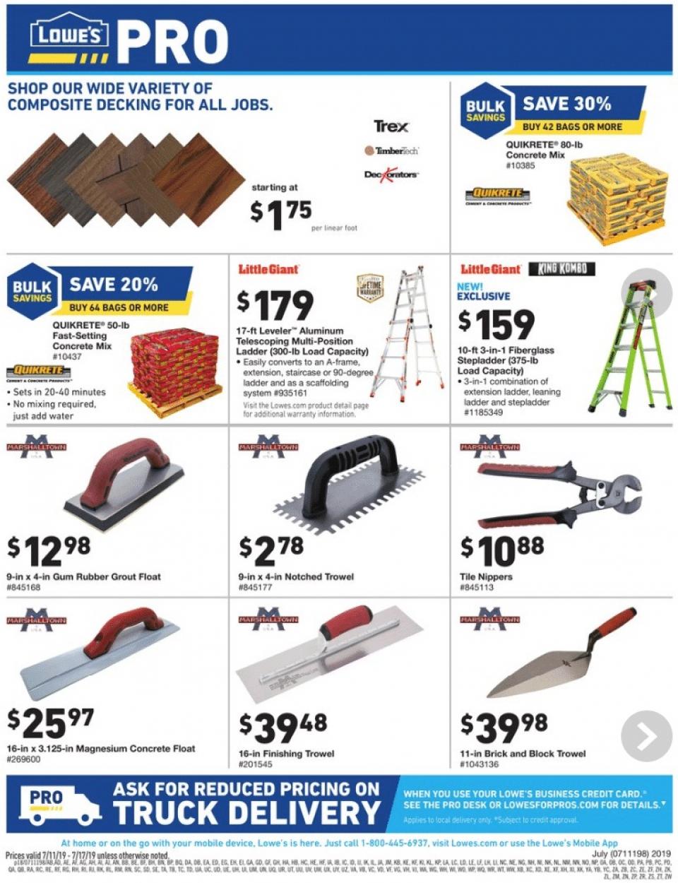 Lowe's Ad page 20
