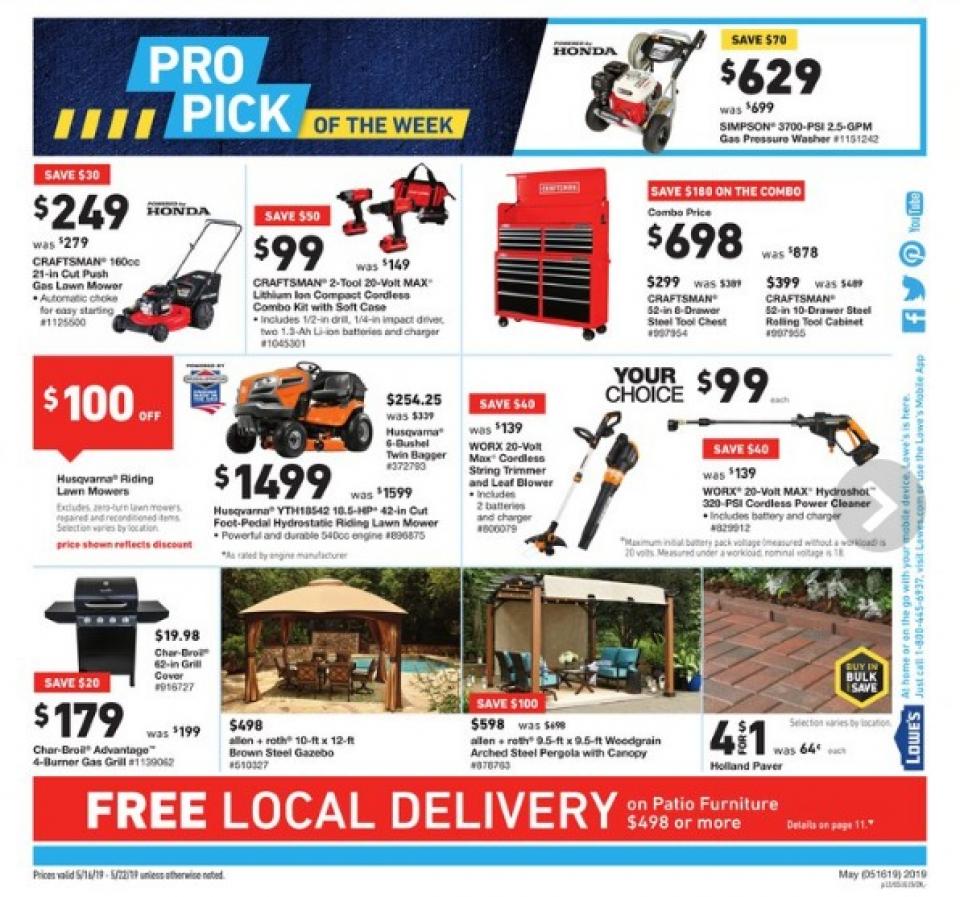 Lowe's Ad page 14