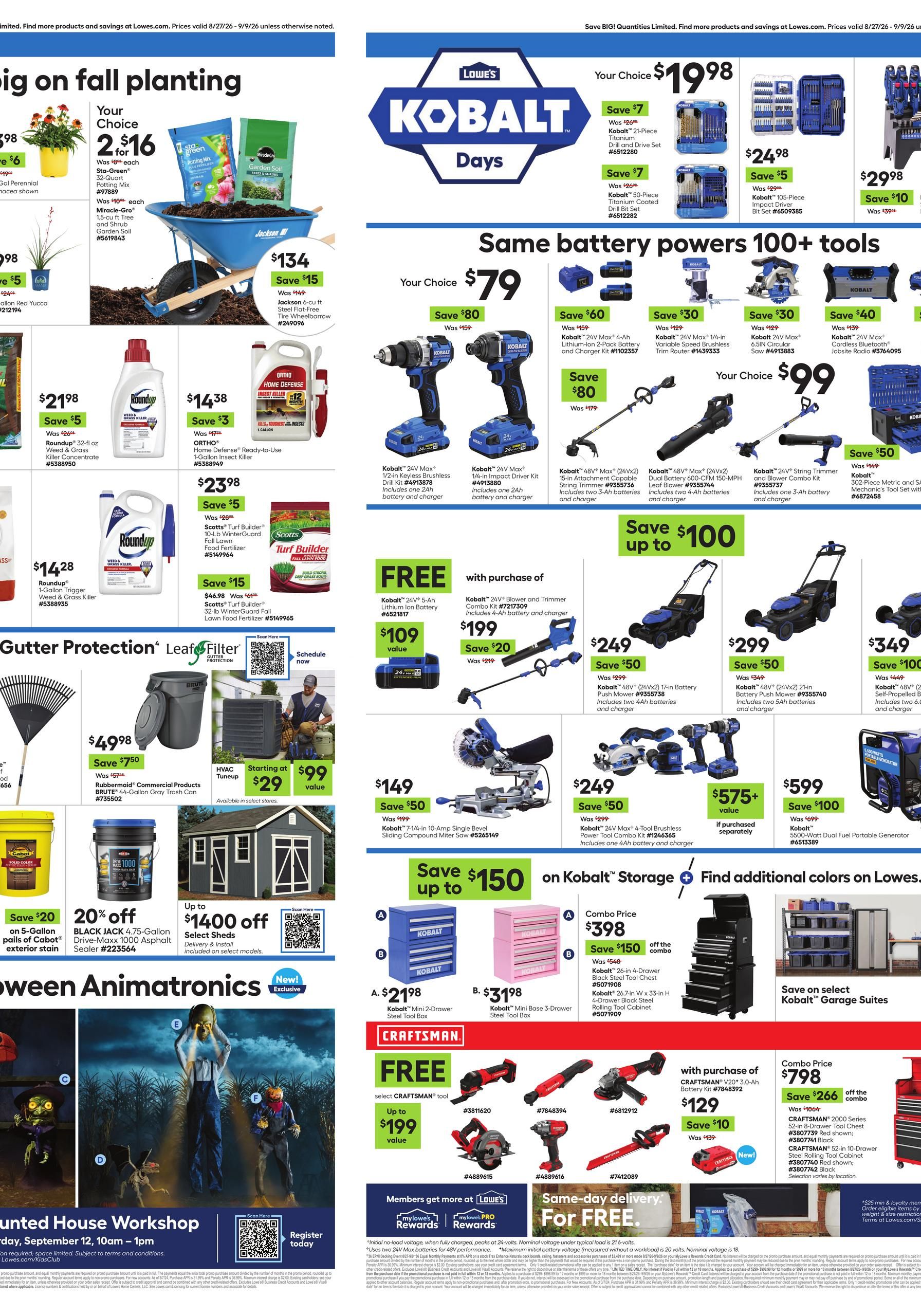 Lowe's Weekly Ad August 27 - September 9, 2026 page 3