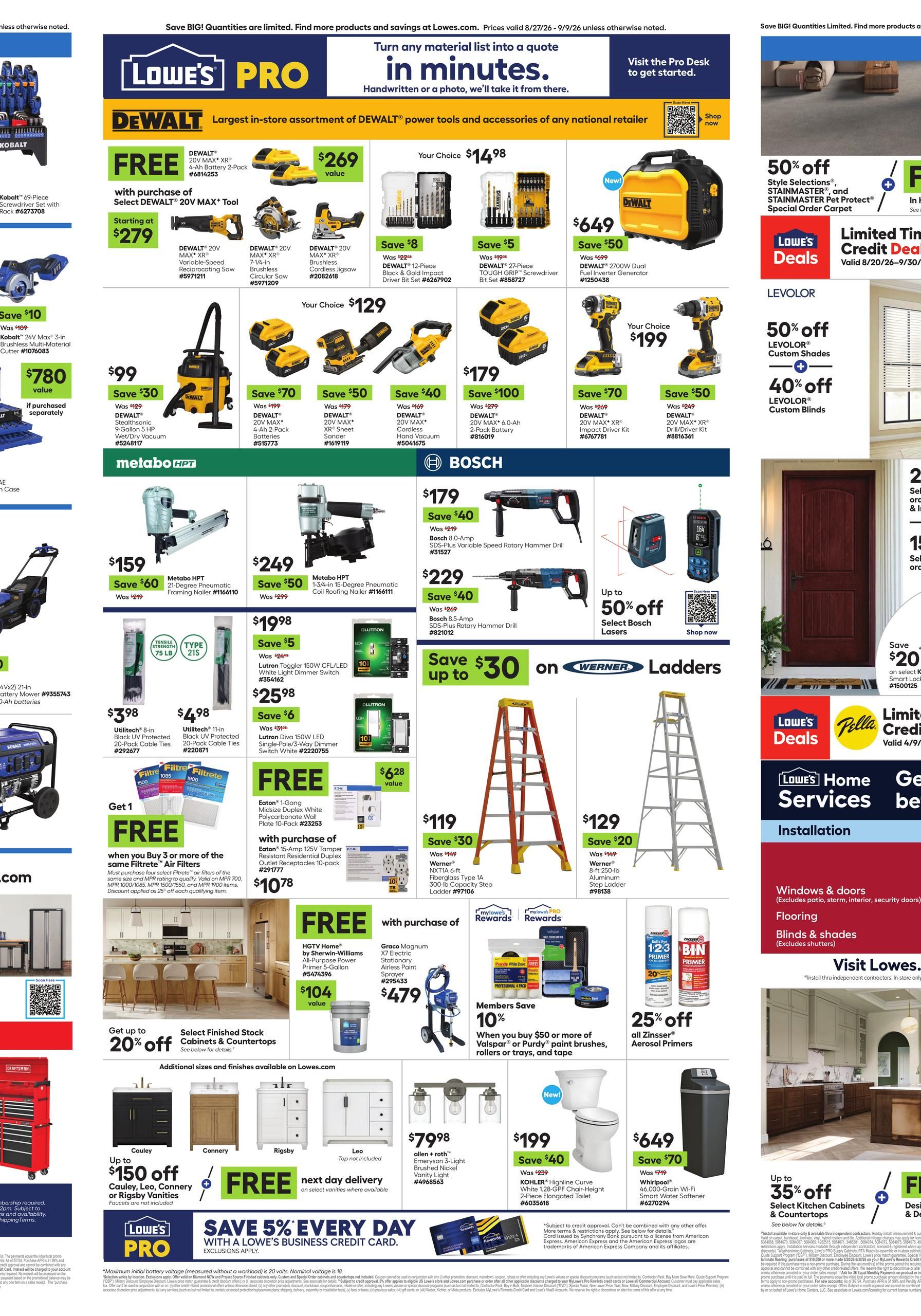 Lowe's Weekly Ad August 27 - September 9, 2026 page 4