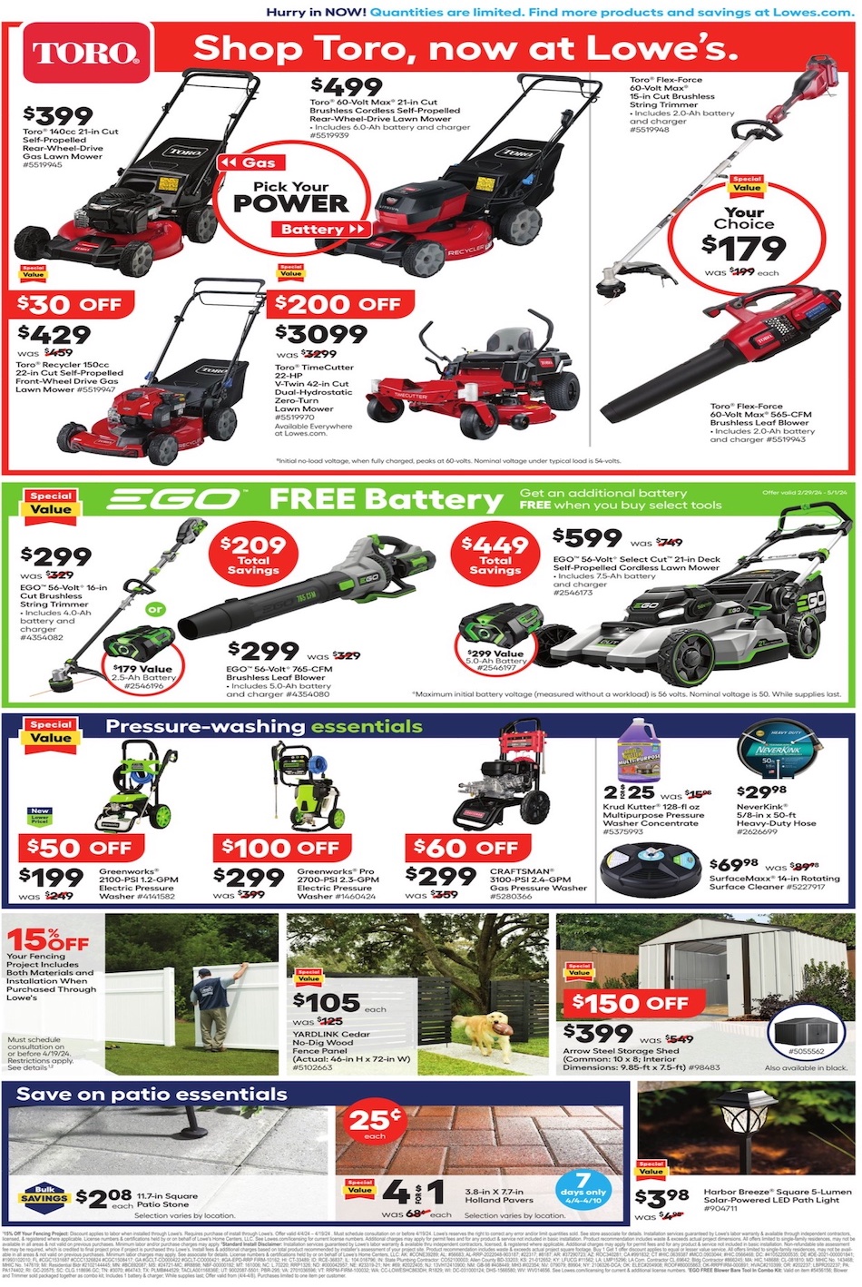 Lowe's Ad page 3