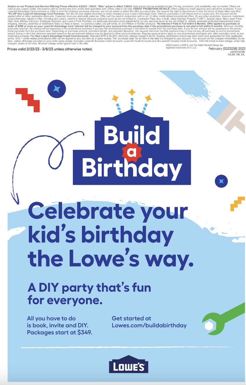 Lowe's Ad page 3