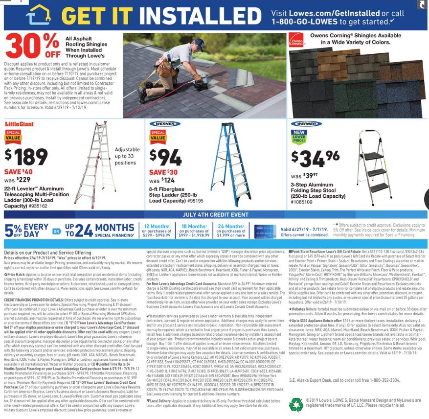 Lowe's Ad page 12