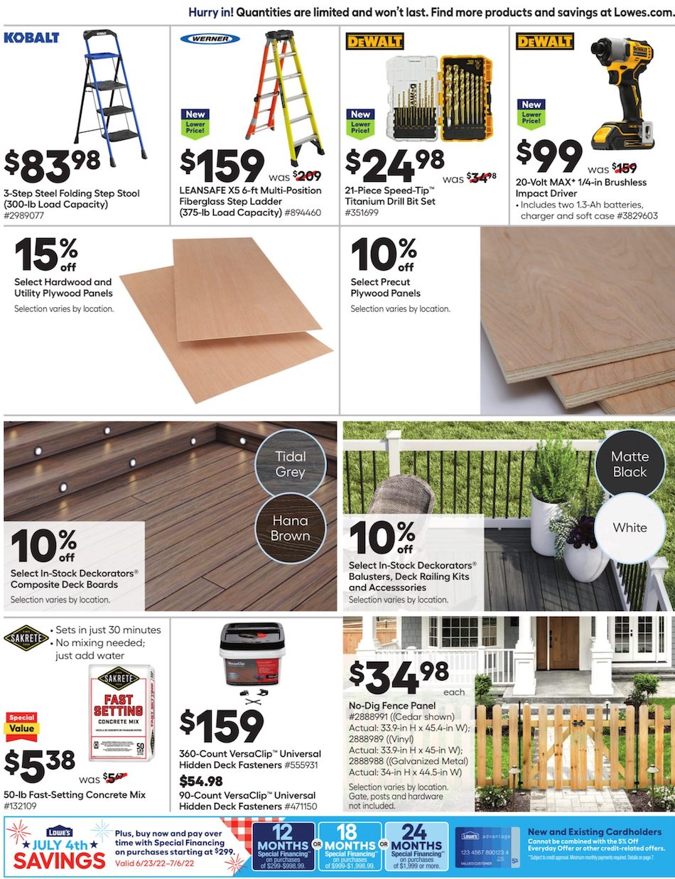 Lowe's Ad page 4