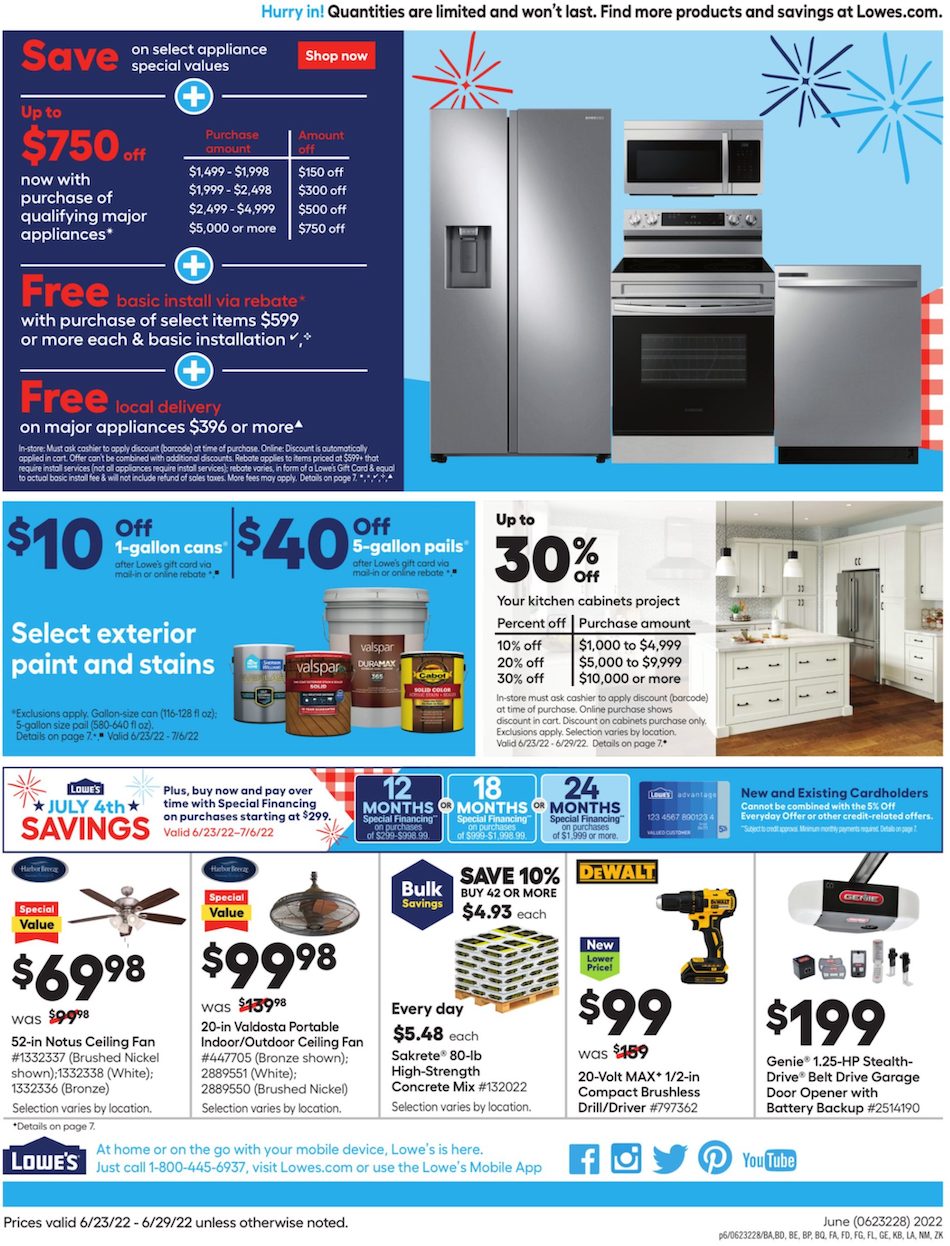 Lowe's Ad page 6