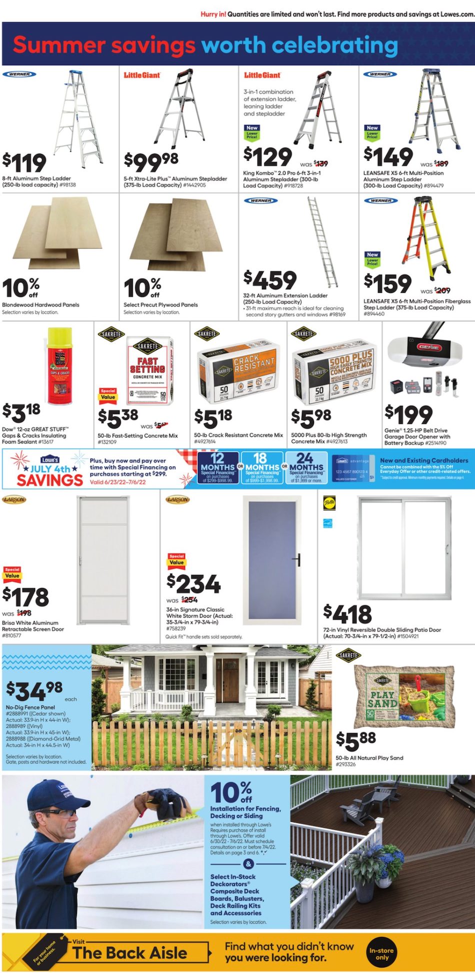 Lowe's Ad page 7