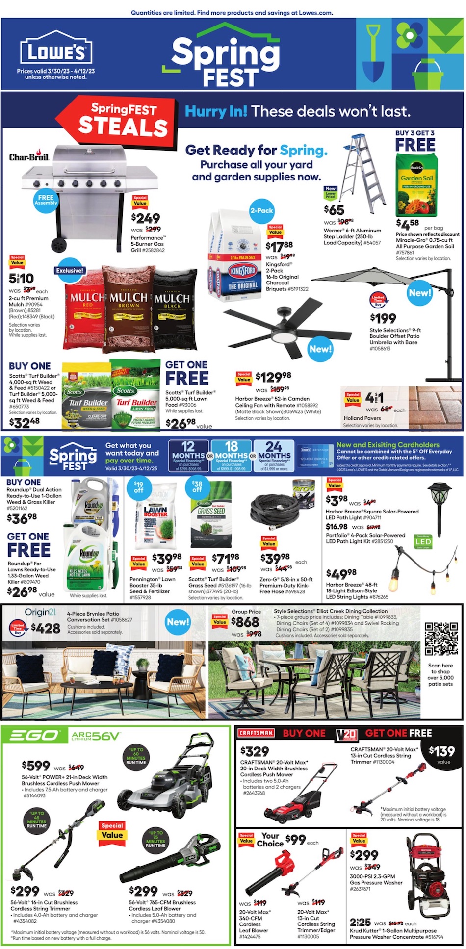 lowe's sales paper for this week