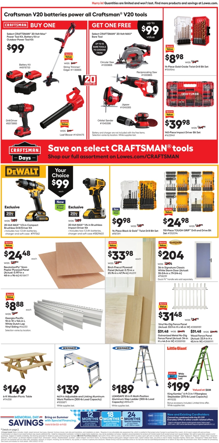 Lowe's Ad page 10