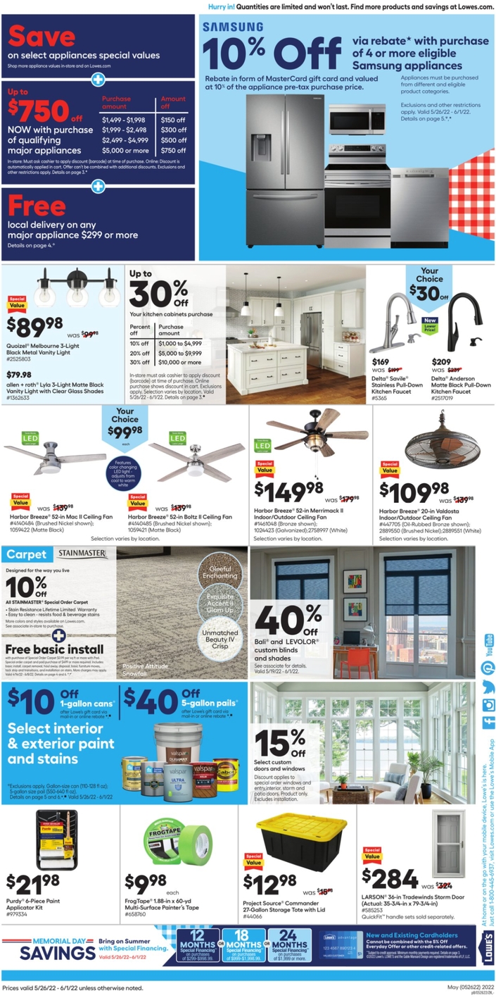 Lowe's Ad page 12