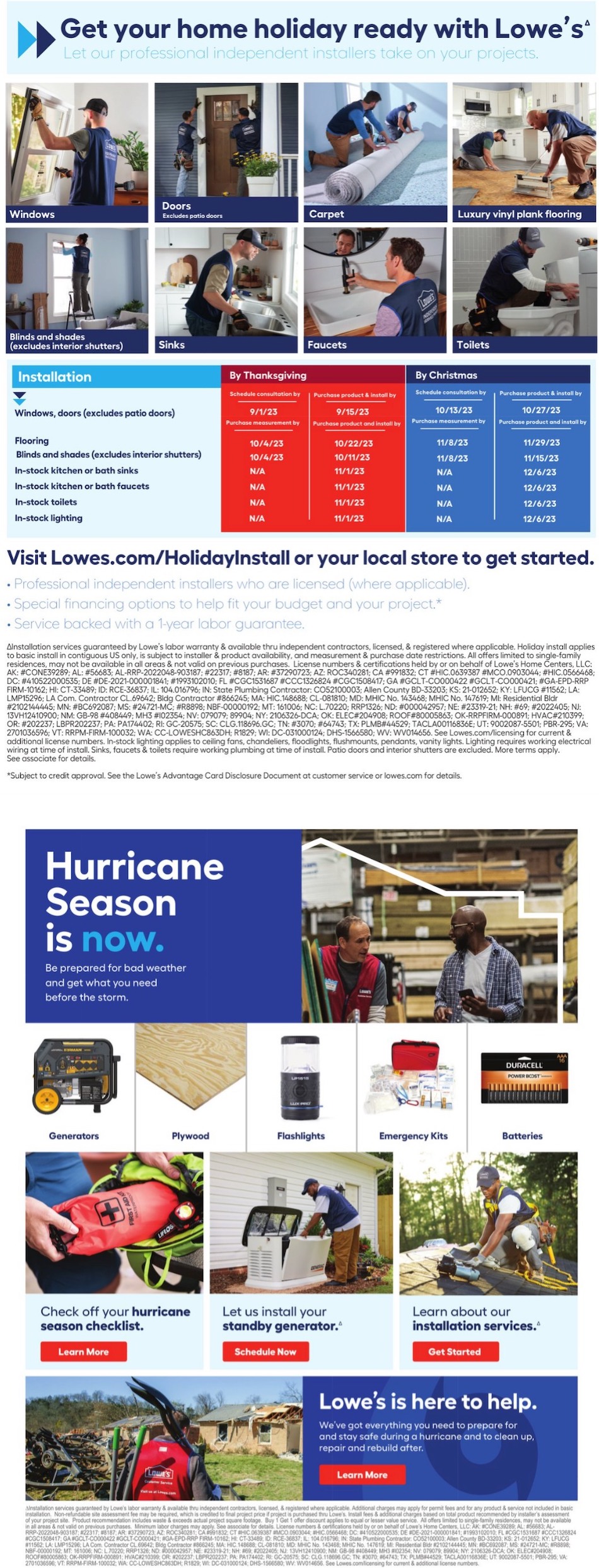 Lowe's Ad page 3