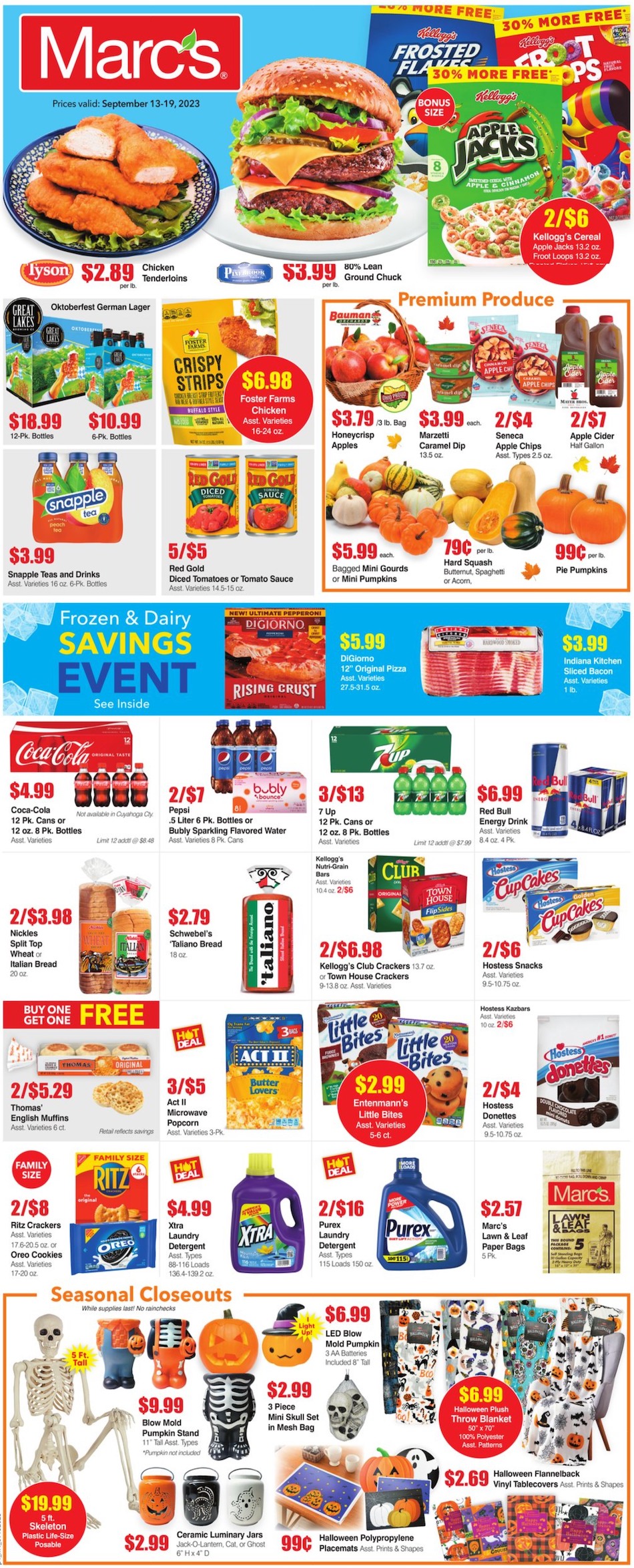 Marcus Alert Advertisement Examples Marc's Weekly Ad Sep 13 - 19, 2023 | WeeklyAds2