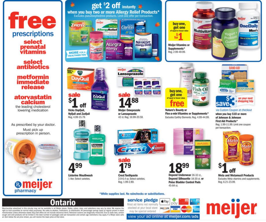 Meijer Weekly Ad Aug 21 - Aug 27 2016 page 32