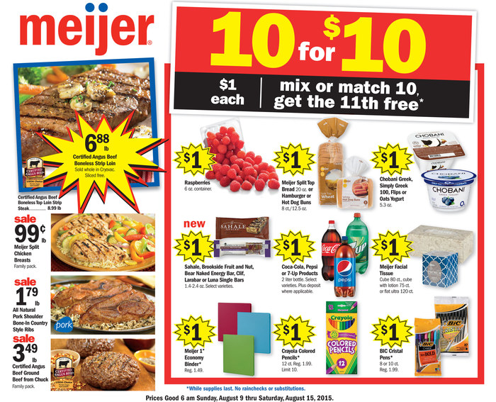 Meijer Weekly Ad