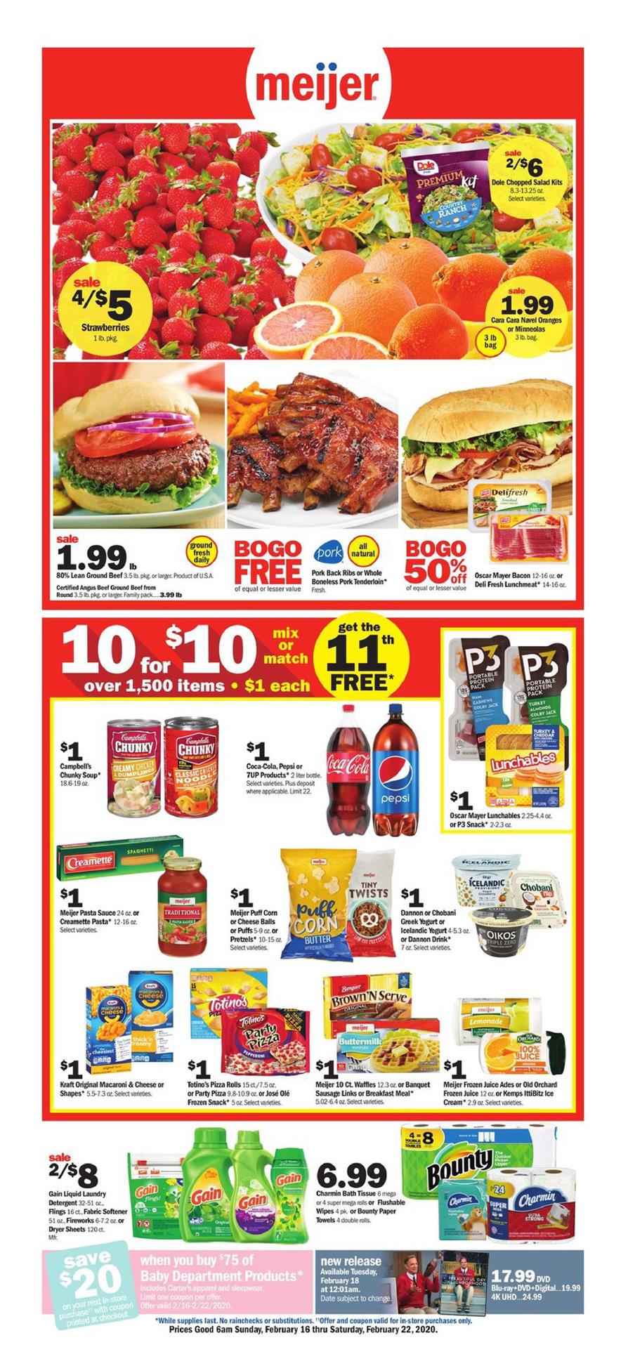 Meijer Weekly Ad
