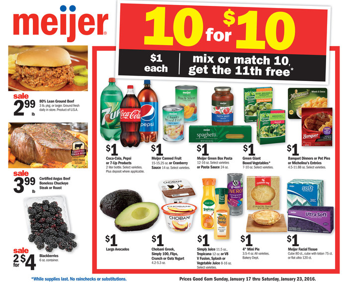 Meijer Weekly Ad