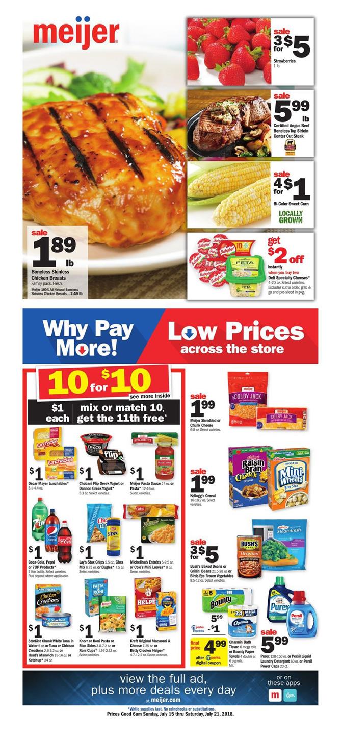 Meijer Weekly Ad