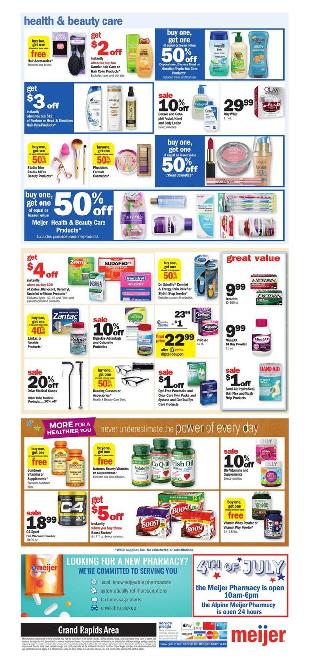 Meijer Weekly Ad Jul 1 - 7, 2018 page 12