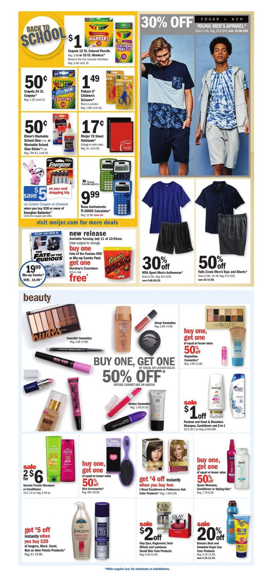 Meijer Weekly Ad Jul 9 - 15 2017 page 16
