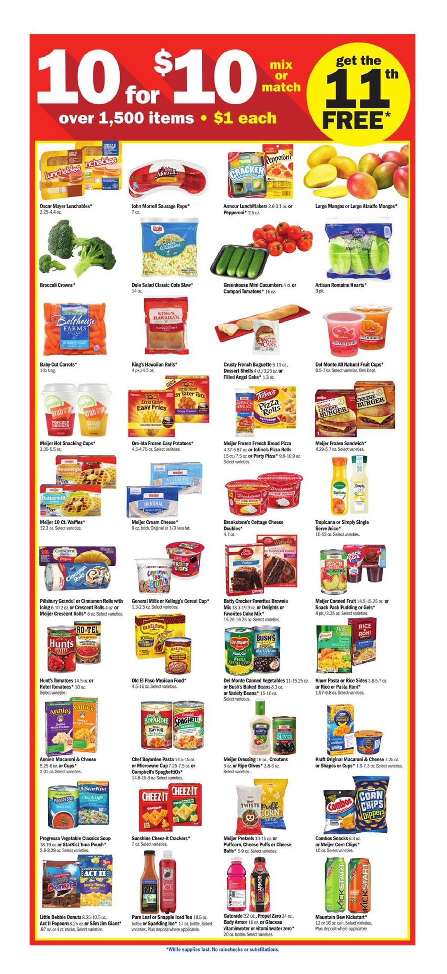 Meijer Weekly Ad