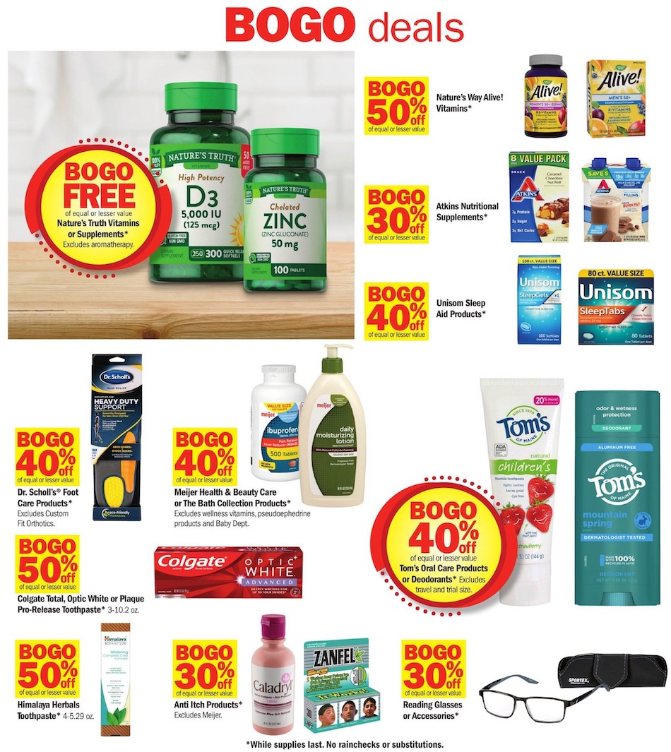 Meijer Weekly Ad page 30
