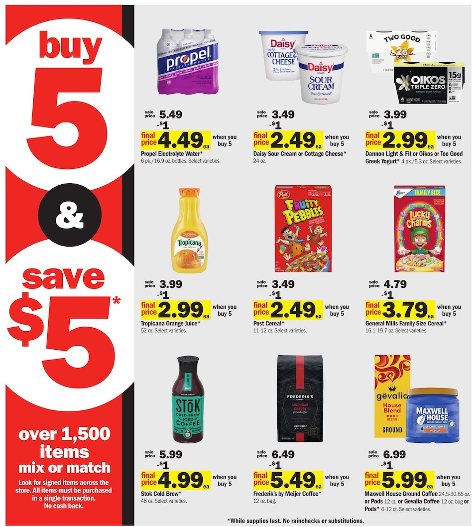 Meijer Weekly Ad page 4