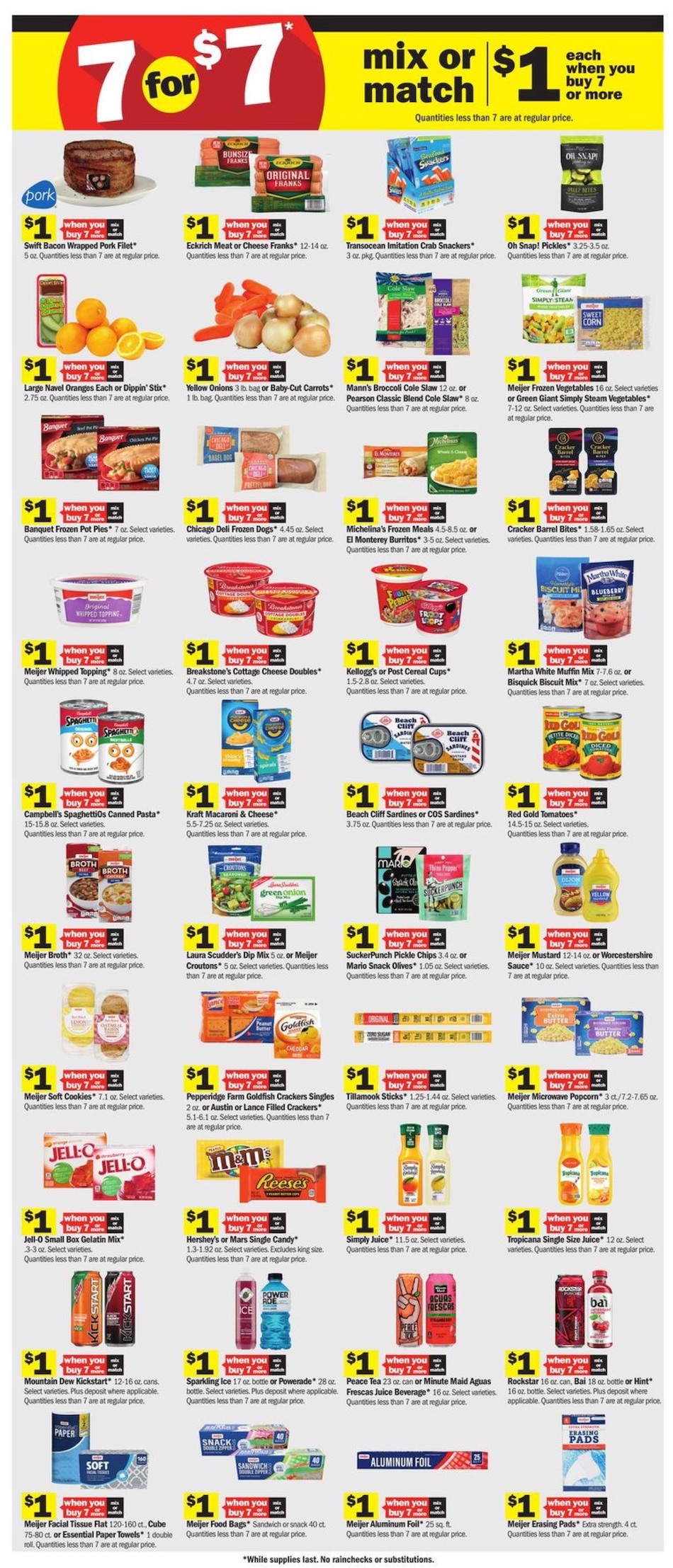 Meijer Weekly Ad page 7