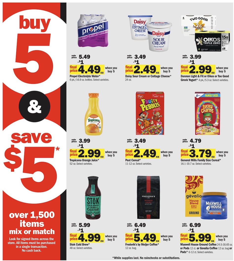 Meijer Weekly Ad page 4