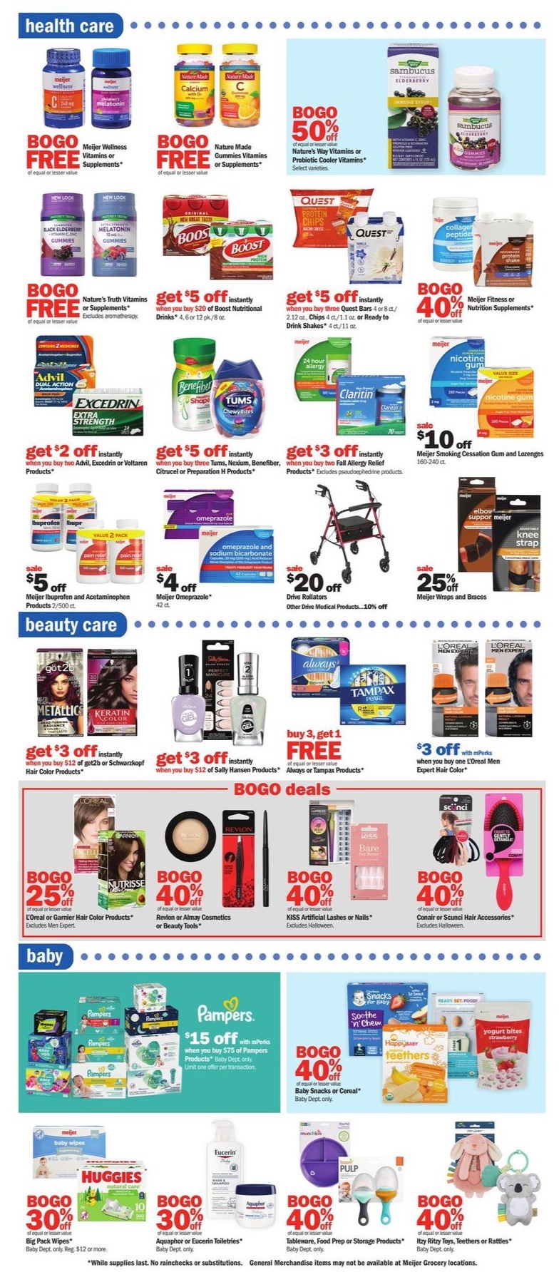 Meijer Weekly Ad page 15