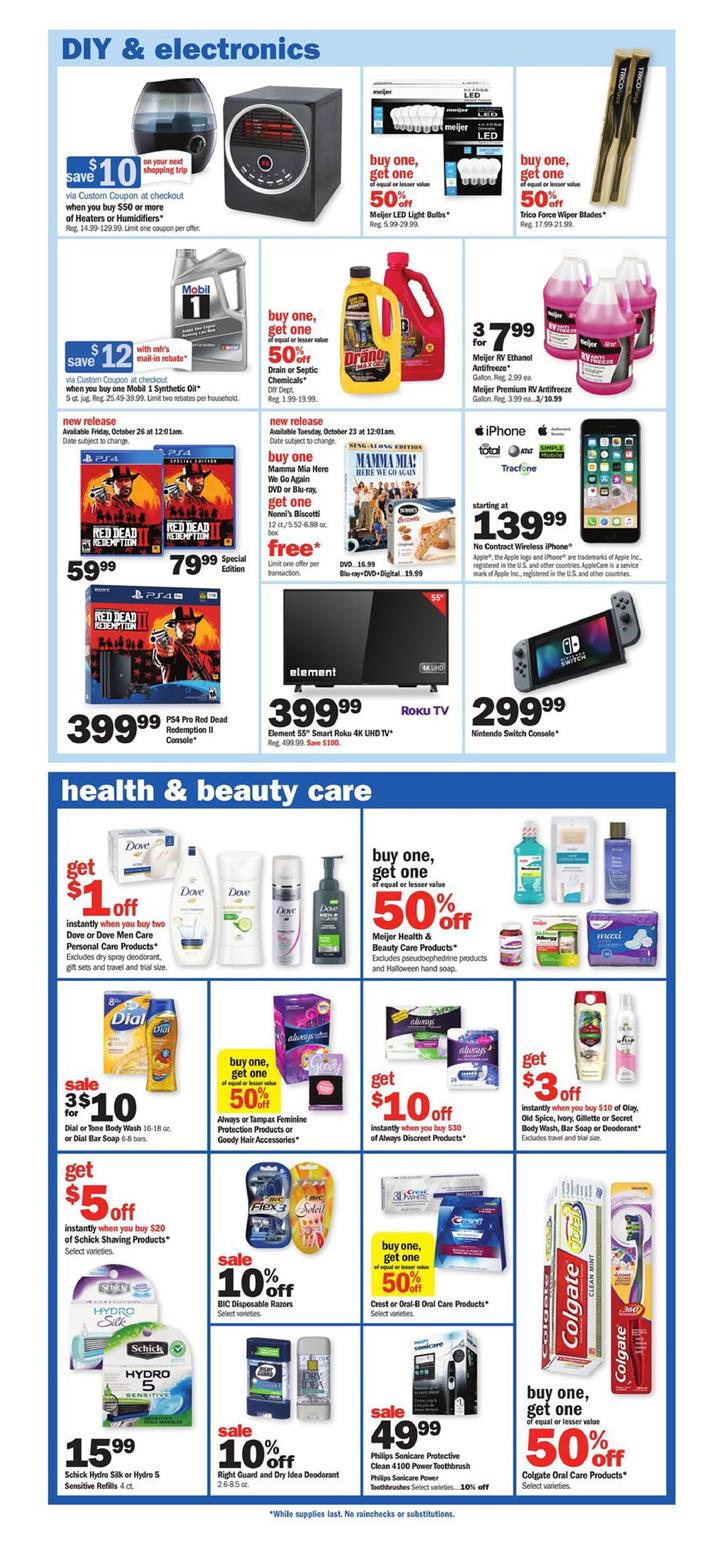 Meijer Weekly Ad Oct 21 - 27, 2018 page 11