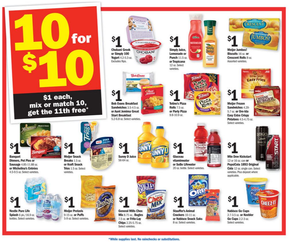 Meijer Weekly Ad