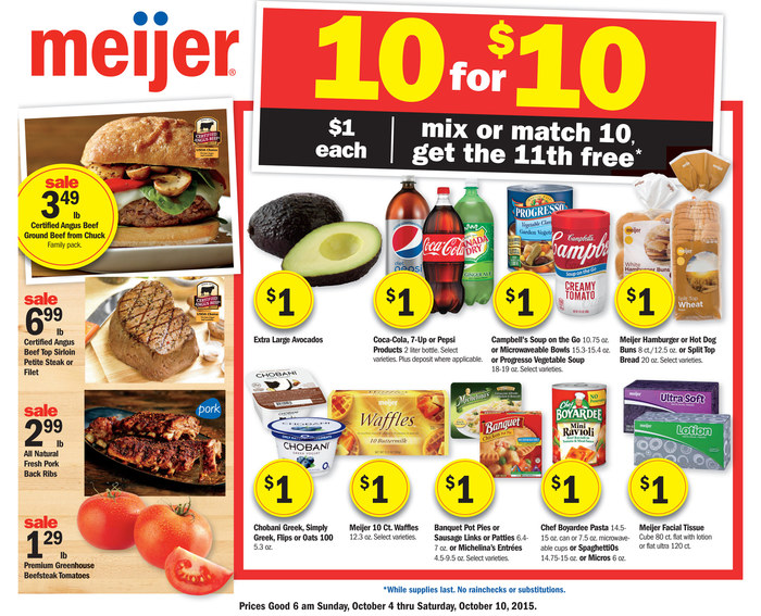 Meijer Weekly Ad