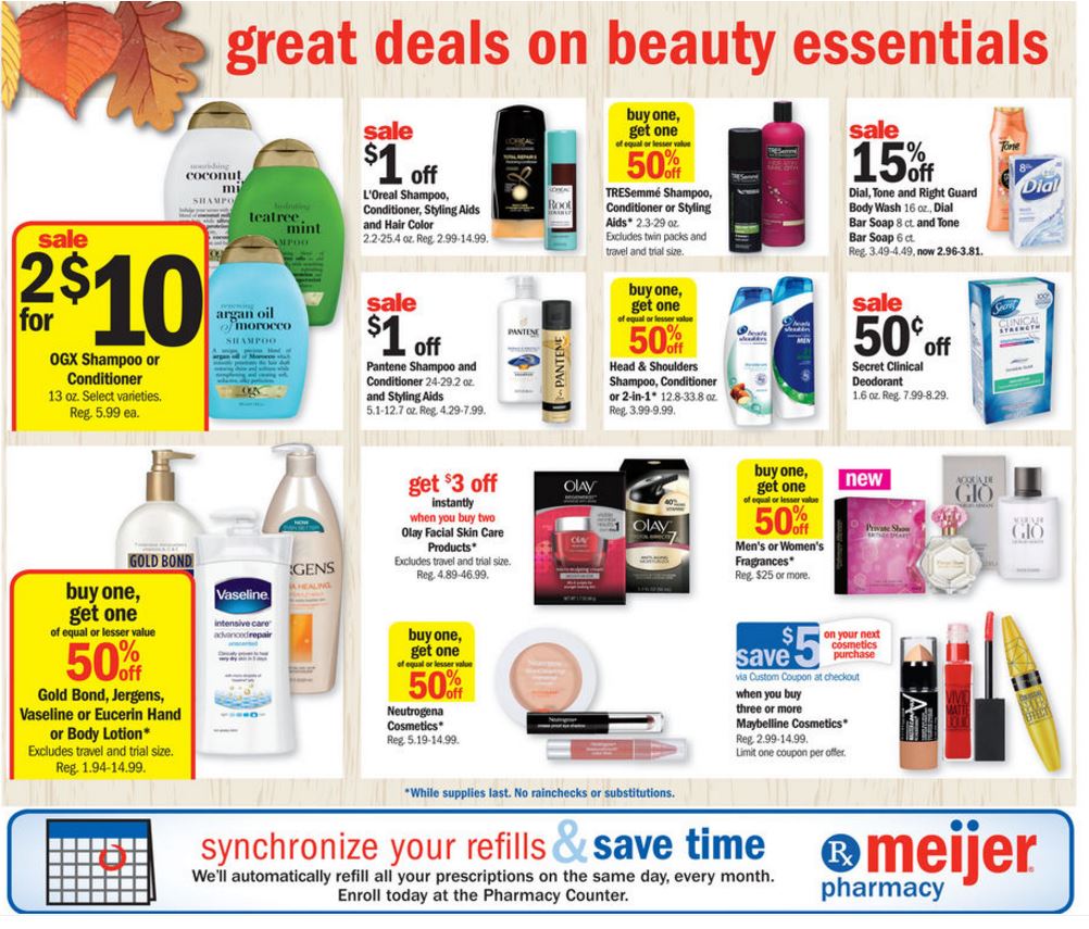 Meijer Weekly Ad Oct 9 - 15 2016 page 19