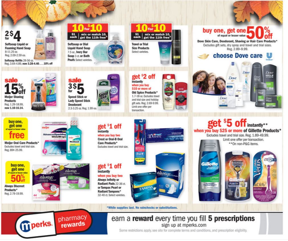 Meijer Weekly Ad Oct 9 - 15 2016 page 20
