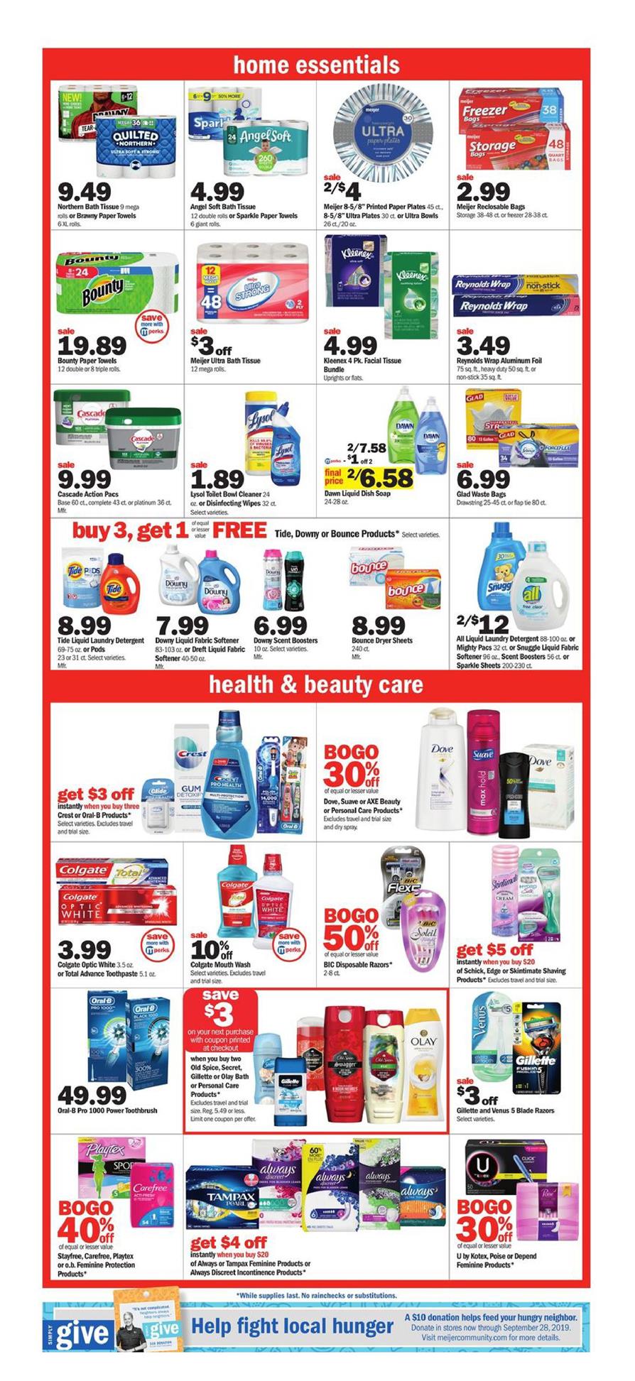 Meijer Weekly Ad Sep 1 - 7, 2019 page 12