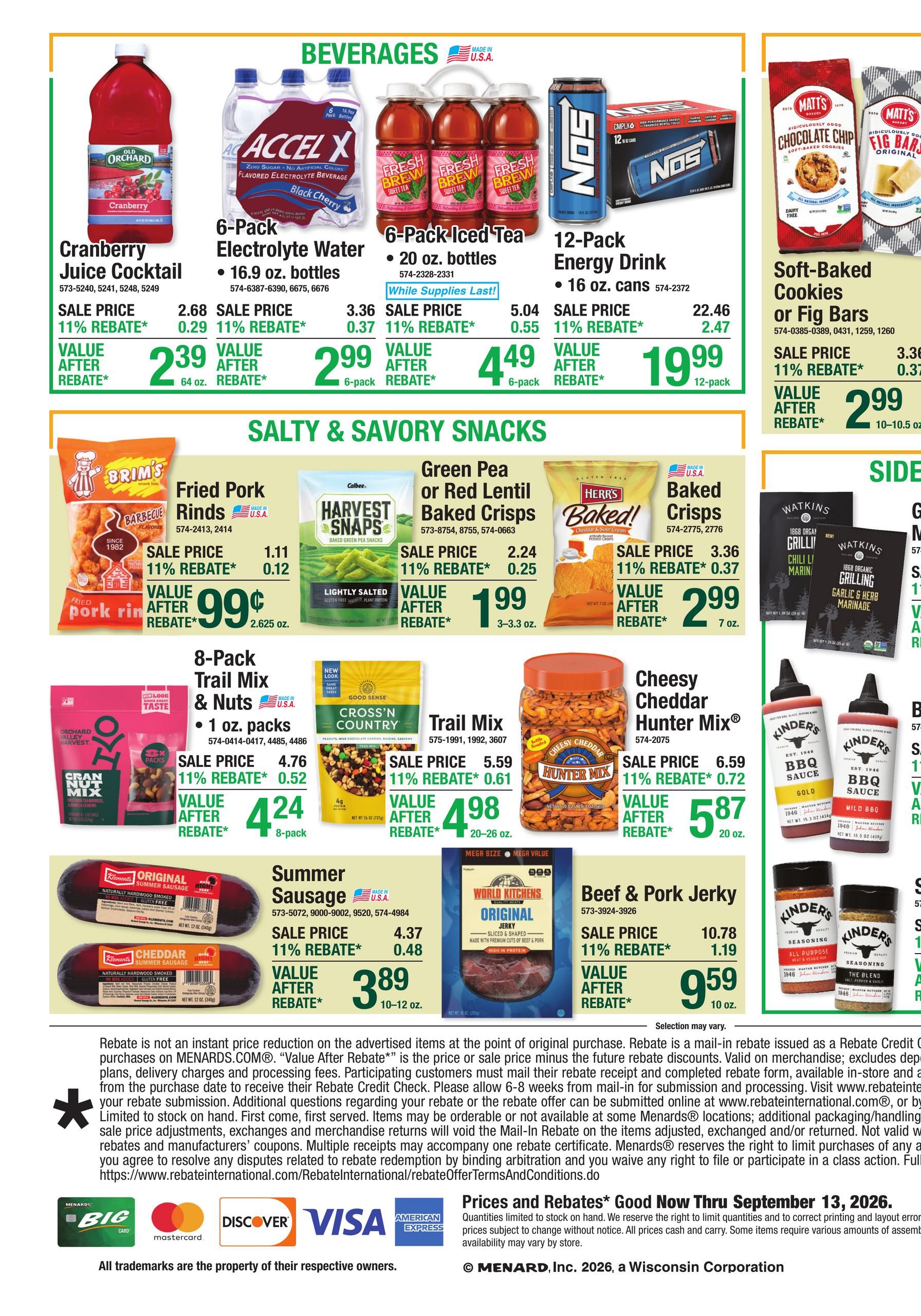 Menards 11% Rebate* Sale September 2 - 13, 2026 page 28