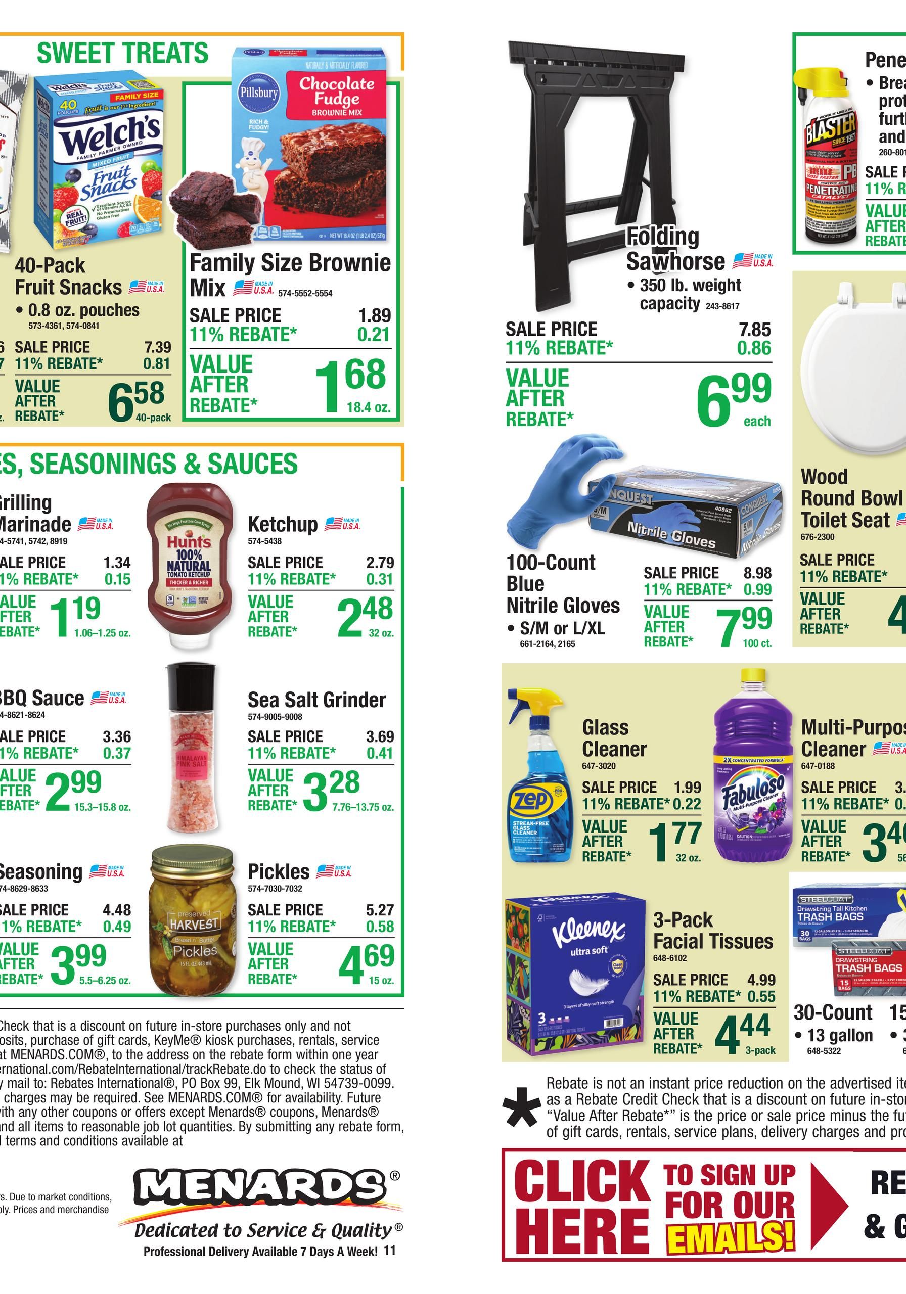 Menards 11% Rebate* Sale September 2 - 13, 2026 page 29