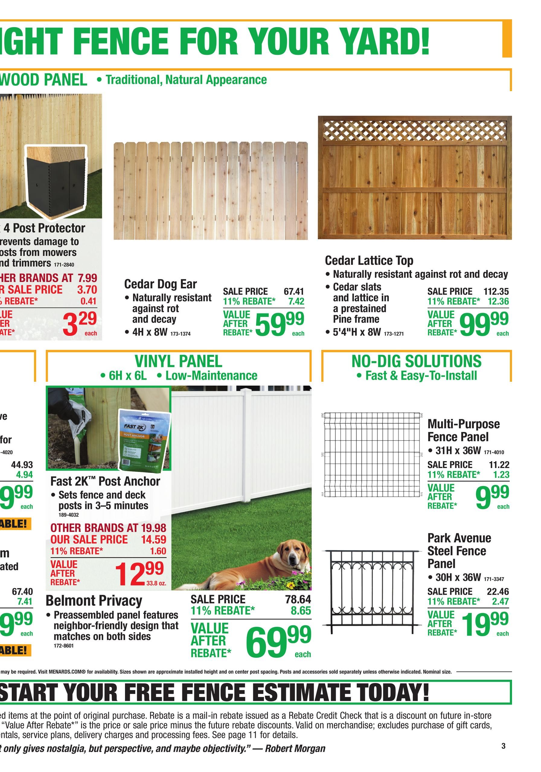Menards 11% Rebate* Sale September 2 - 13, 2026 page 9