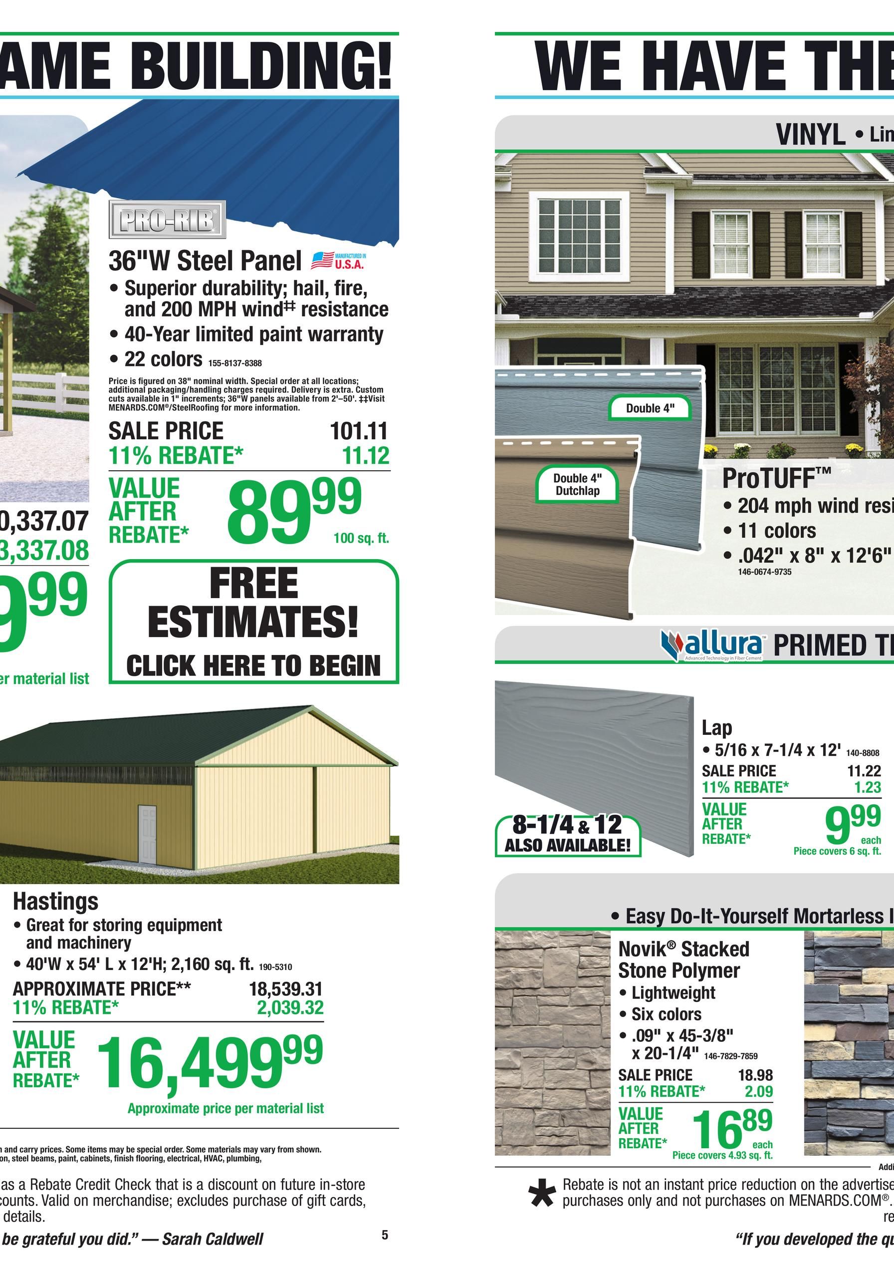 Menards 11% Rebate* Sale September 9 - 20, 2026 page 11