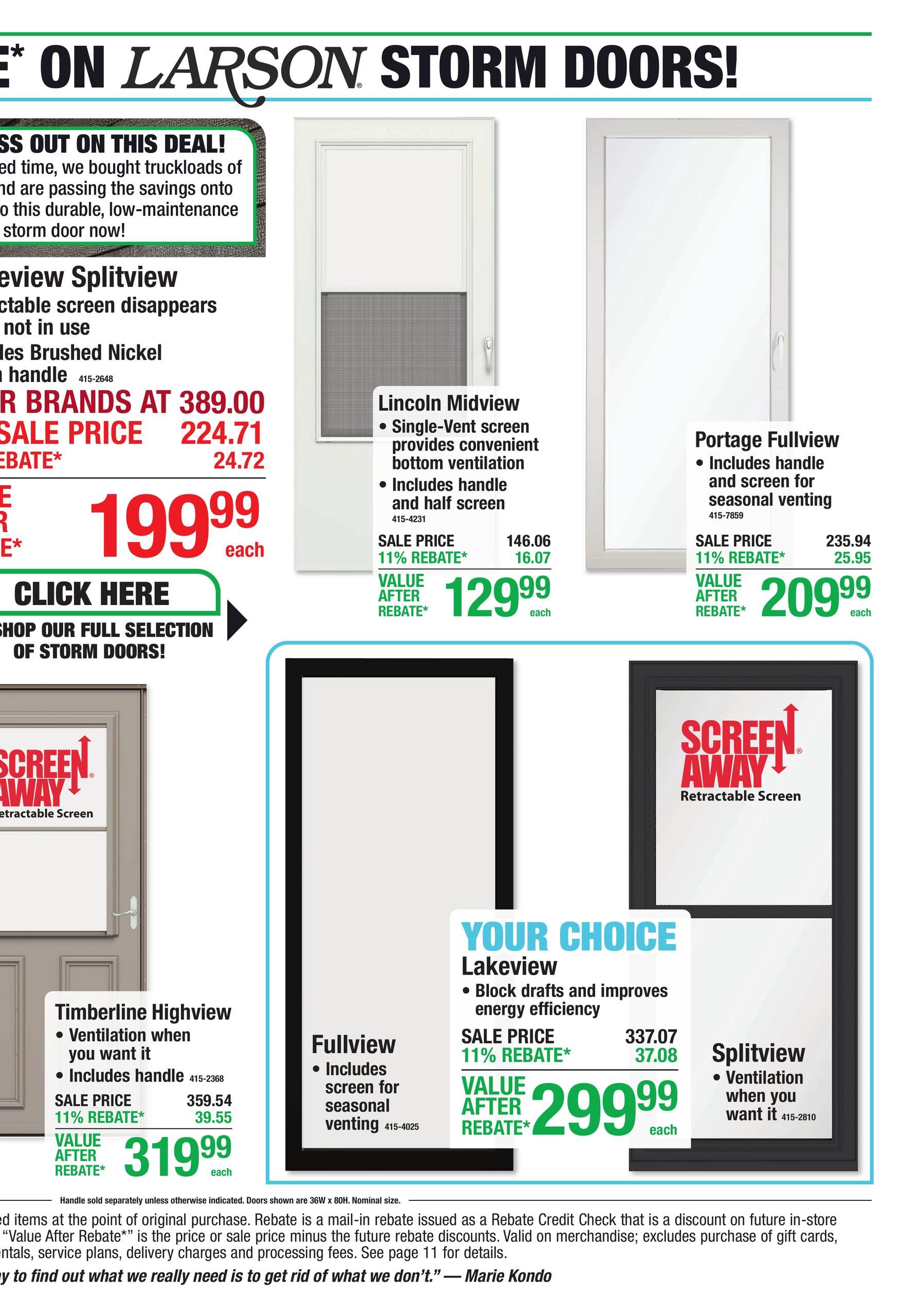 Menards 11% Rebate* Sale September 9 - 20, 2026 page 15