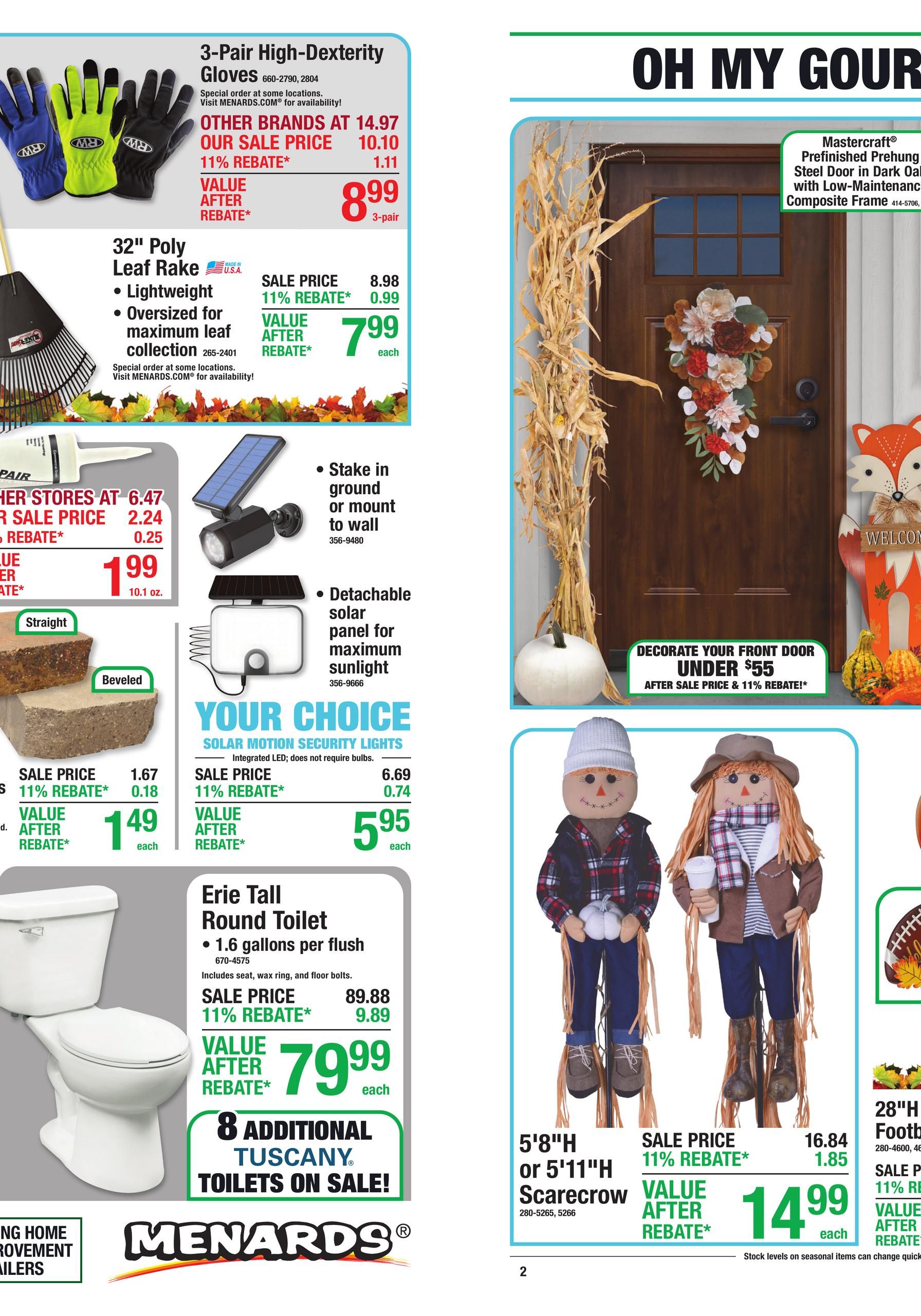 Menards 11% Rebate* Sale September 9 - 20, 2026 page 2