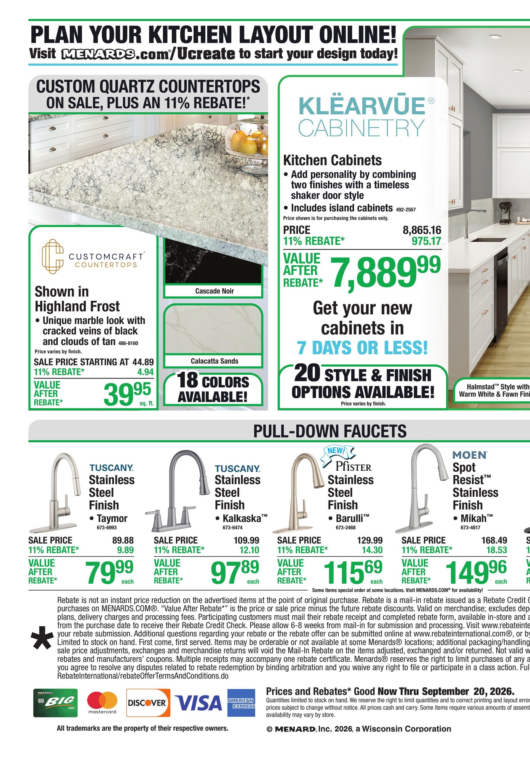 Menards 11% Rebate* Sale September 9 - 20, 2026 page 25