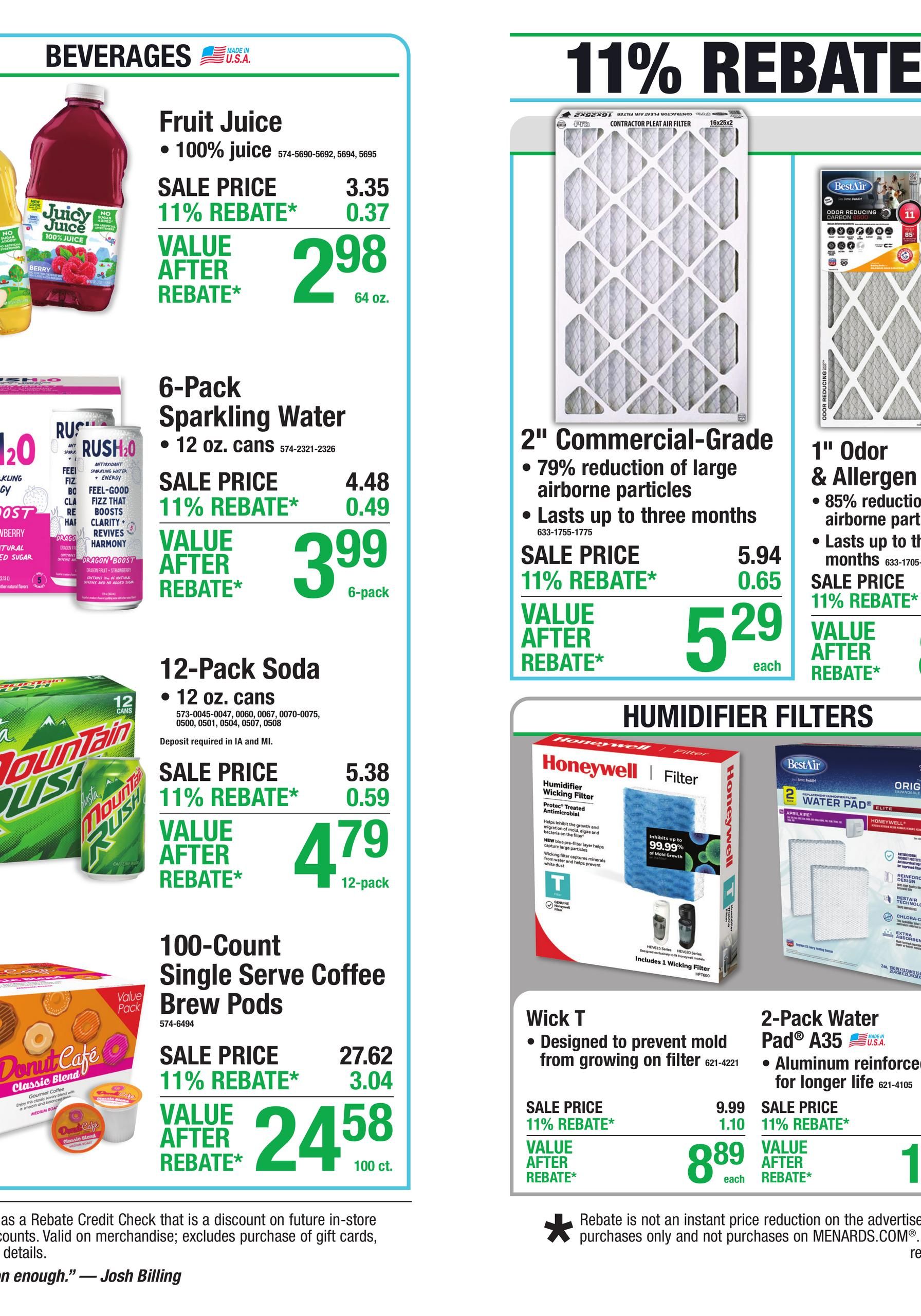 Menards 11% Rebate* Sale September 9 - 20, 2026 page 29