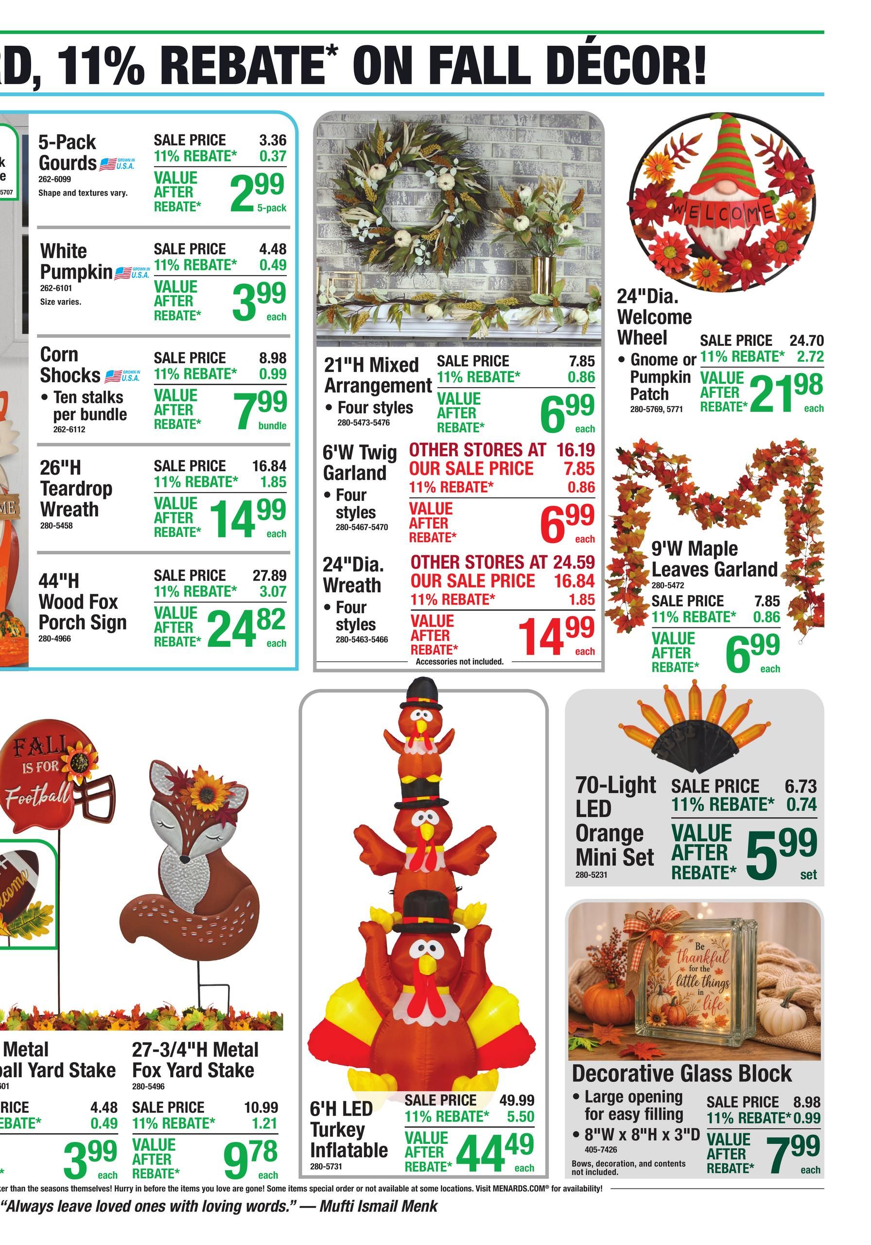 Menards 11% Rebate* Sale September 9 - 20, 2026 page 3