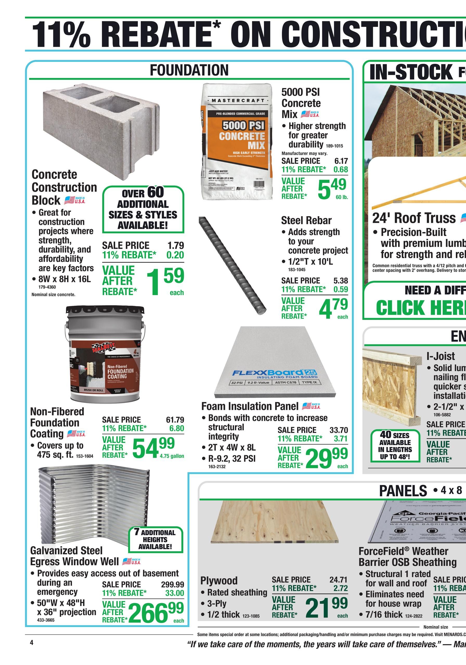 Menards 11% Rebate* Sale September 9 - 20, 2026 page 7