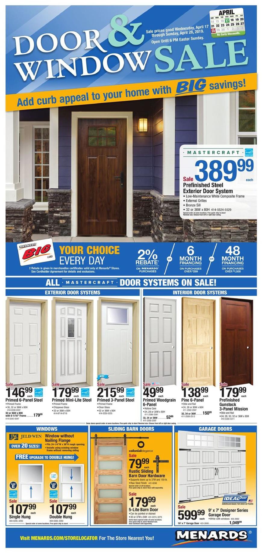 Menards Ad